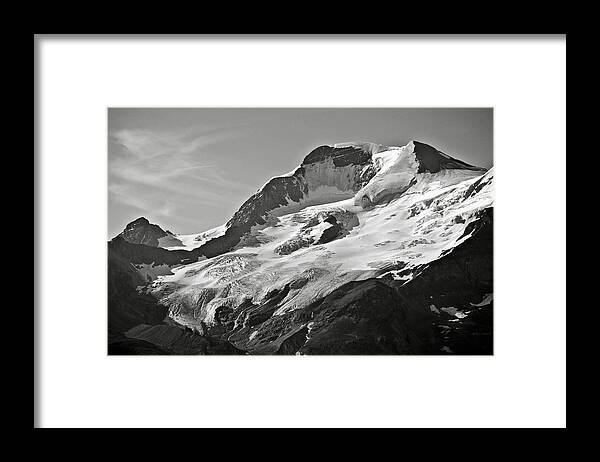 Glacier Framed Print featuring the photograph A glacier in Jasper National Park by RicardMN Photography