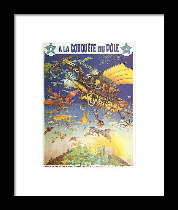 A La Conquete Du Pole Framed Print featuring the photograph A La Conquete Du Pole by Georgia Clare