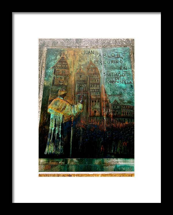 Carvings Framed Print featuring the photograph A little camino story.. by HweeYen Ong