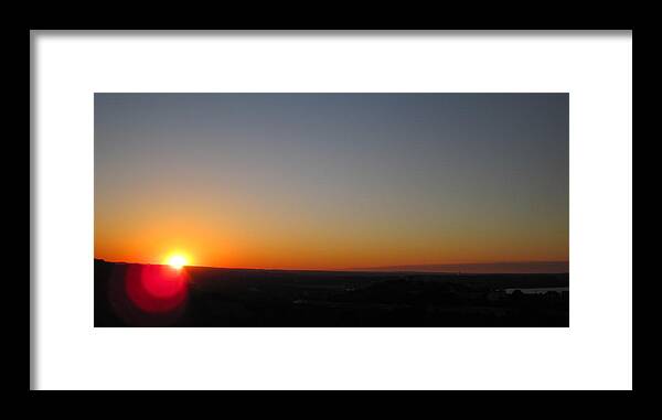 Sunset Framed Print featuring the photograph A Moment Before Sunset by Life Makes Art