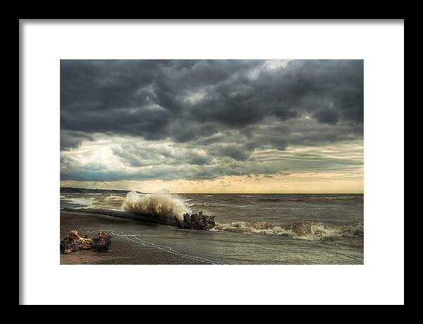 2x3 Framed Print featuring the photograph A Storm is Brewing by At Lands End Photography