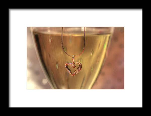 Love Framed Print featuring the digital art A Toast to Love by Sharon Batdorf