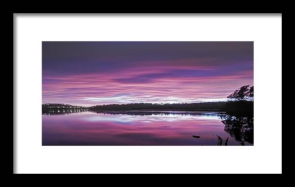 First Light Framed Print featuring the photograph A Veil of White by Mark Lucey