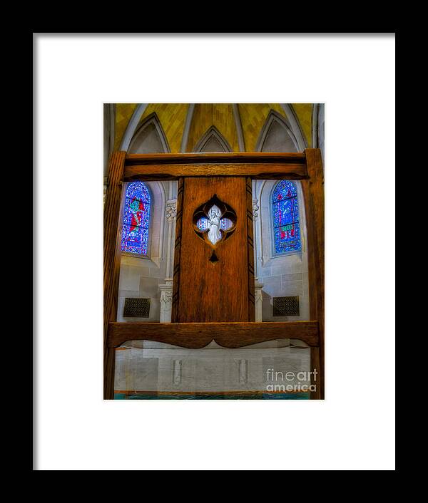 Altar Framed Print featuring the photograph A View To Saint Ann's Chapel by Susan Candelario