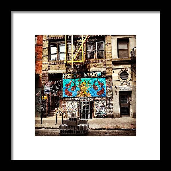 New York City Framed Print featuring the photograph ABC No Rio - Lower East Side - New York City by Vivienne Gucwa