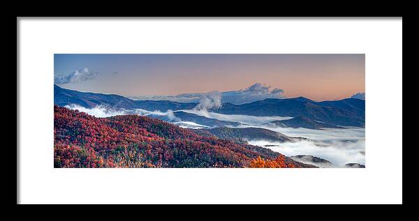 Autumn Framed Print featuring the photograph Above the Clouds by Joye Ardyn Durham