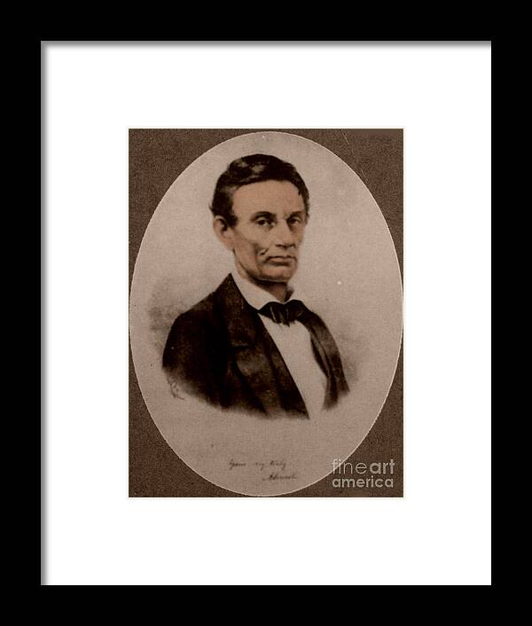 History Framed Print featuring the photograph Abraham Lincoln, 16th American President by Science Source