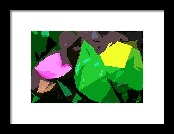 Abstract Framed Print featuring the photograph Abstract 1 by Burney Lieberman