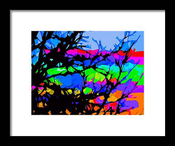 Abstract Framed Print featuring the photograph Abstract 174 by Pamela Cooper