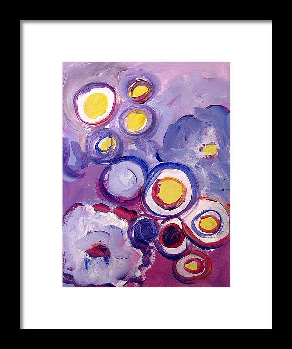 Abstract Art Framed Print featuring the painting Abstract I by Patricia Awapara