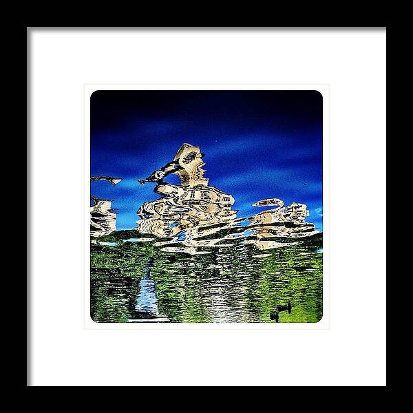 Centralpark Framed Print featuring the photograph Abstract Reflection by Natasha Marco
