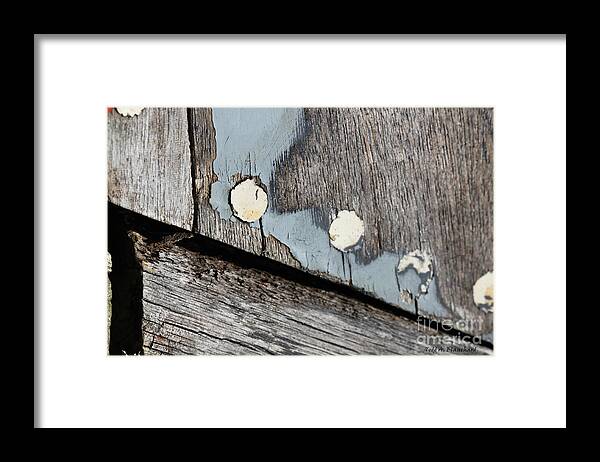 Abstract Framed Print featuring the photograph Abstract With Blue by Todd Blanchard