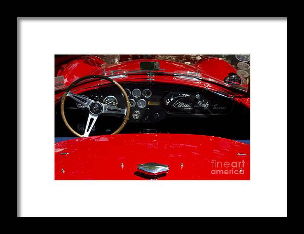 Classic Framed Print featuring the photograph AC Cobra by Dennis Hedberg