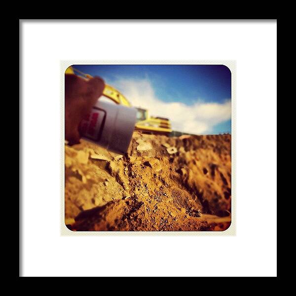 Instagram Framed Print featuring the photograph @acidrayn ...for You! ...from My cup by Louis Bruno