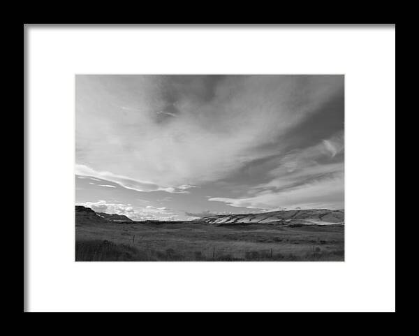 Landscape Framed Print featuring the photograph Across the Valley by Kathleen Grace
