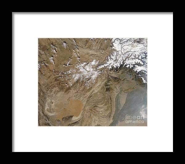 Color Image Framed Print featuring the photograph Afghanistan by Stocktrek Images