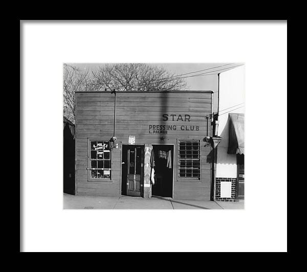 1930s Candid Framed Print featuring the photograph African American Store Fronts, Original by Everett