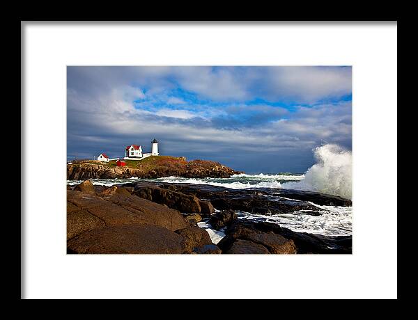 Cape Neddick Framed Print featuring the photograph After the Storm by Sara Hudock