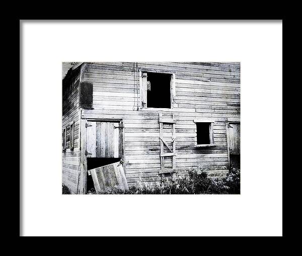 Barn Framed Print featuring the photograph Aging Barn by Julie Hamilton