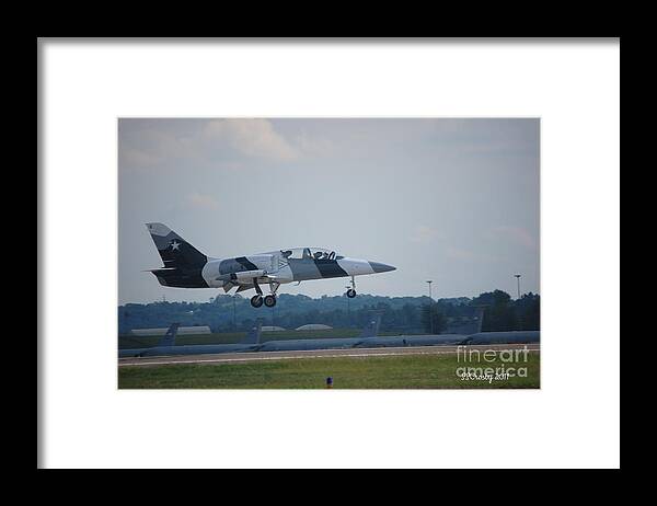 Heavy Metal Jet Team Framed Print featuring the photograph Albatros Landing by Susan Stevens Crosby
