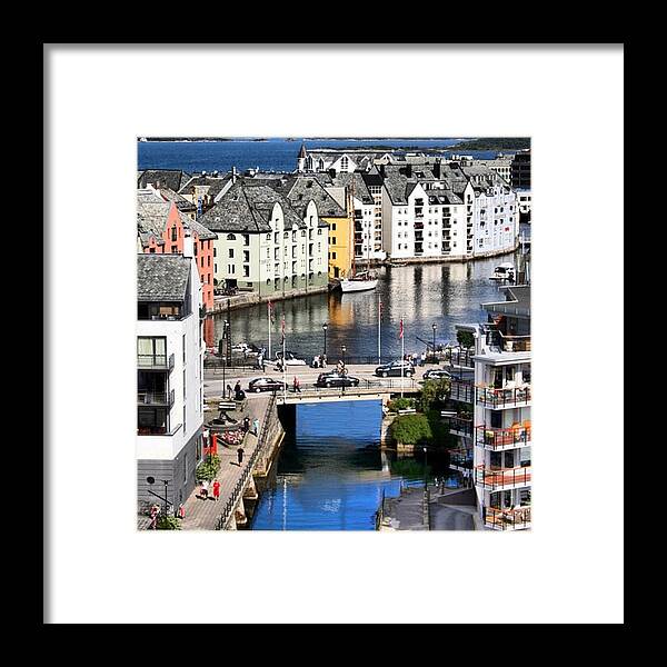 Alesund Framed Print featuring the photograph Alesund by Luisa Azzolini