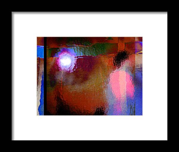 Abstract Framed Print featuring the photograph Alternate Reality 13-7 by Lenore Senior