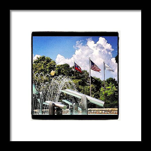 Summer Framed Print featuring the photograph American Pride by Susan McGurl