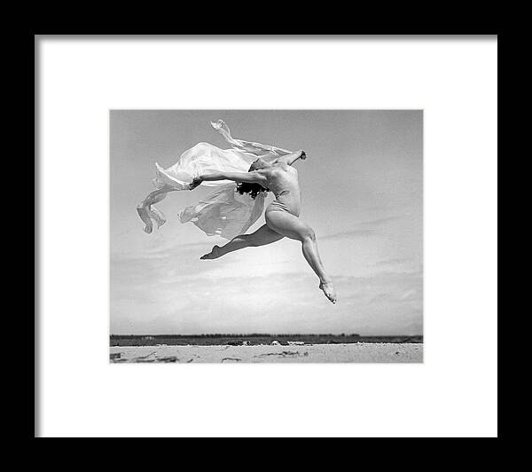 1930's Framed Print featuring the photograph An Exuberant Dance To Spring by Underwood Archives