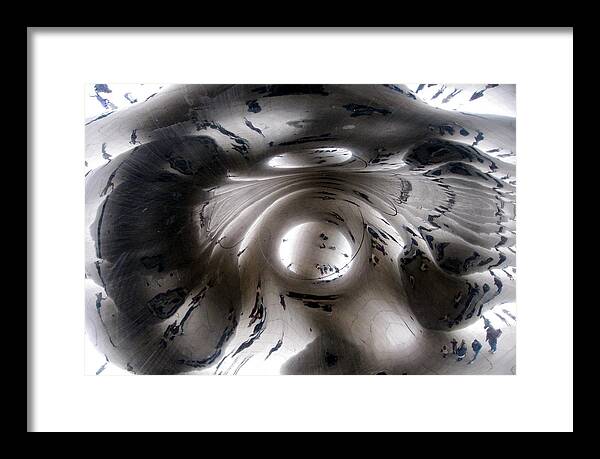 Chicago Framed Print featuring the photograph Ancestral Imprints Chicago Bean by Amelia Racca