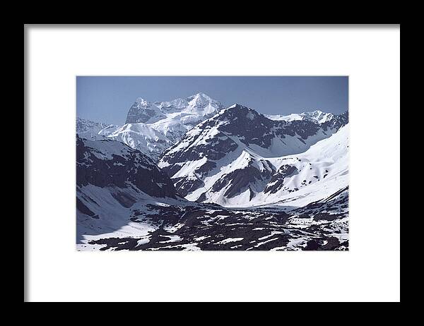 Andes Mountains Framed Print featuring the photograph Andes Mountains Near Santiago, Chile by Larry Minden