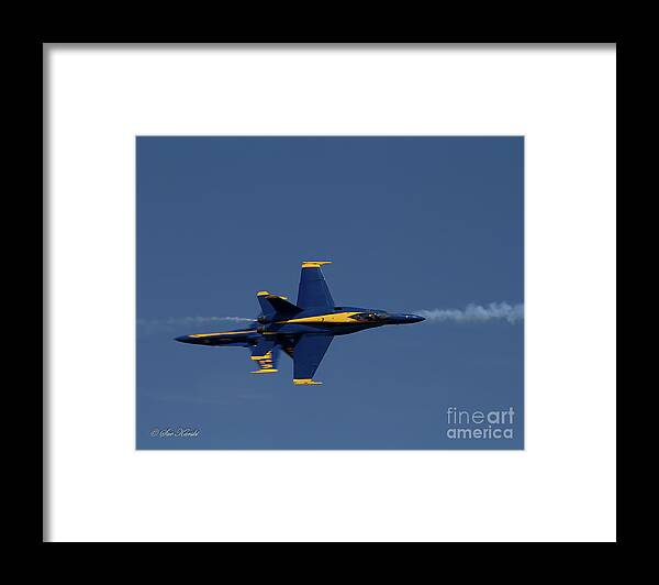 Airshow Framed Print featuring the photograph Angel Fly By by Sue Karski