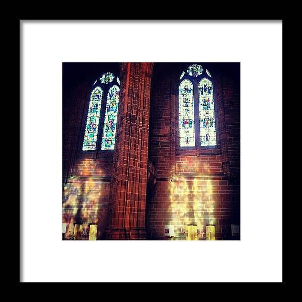 Androidcommunity Framed Print featuring the photograph #anglican #cathedral #cathedrals by Abdelrahman Alawwad