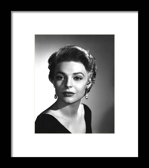 1950s Portraits Framed Print featuring the photograph Anne Bancroft, Columbia Pictures, 1955 by Everett