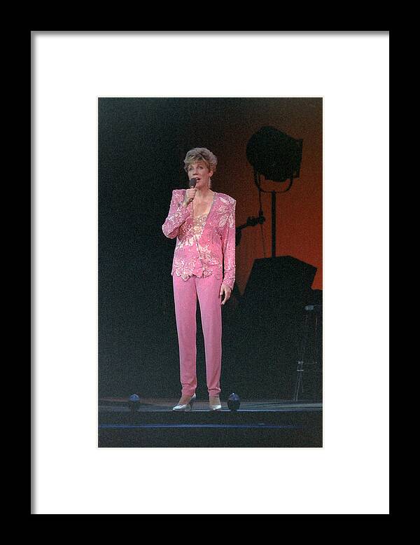 Music Framed Print featuring the photograph Anne Murray by Mike Martin
