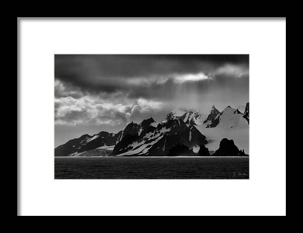 Antarctic Framed Print featuring the photograph Antarctic No. 6 by Joe Bonita