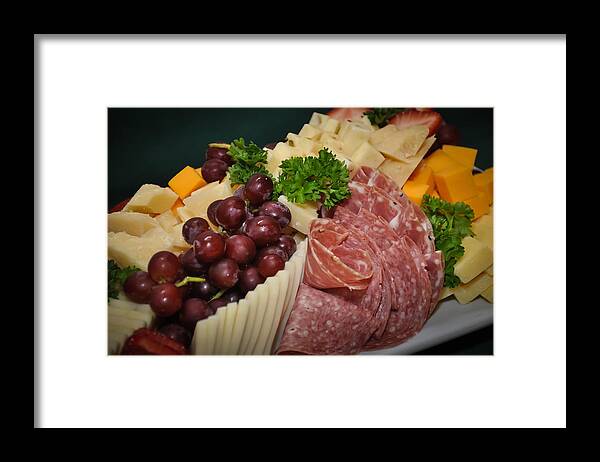 Food Framed Print featuring the photograph Antipasto by Frank Mari