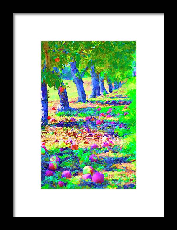 Apple Framed Print featuring the photograph Apple Picking by Traci Cottingham