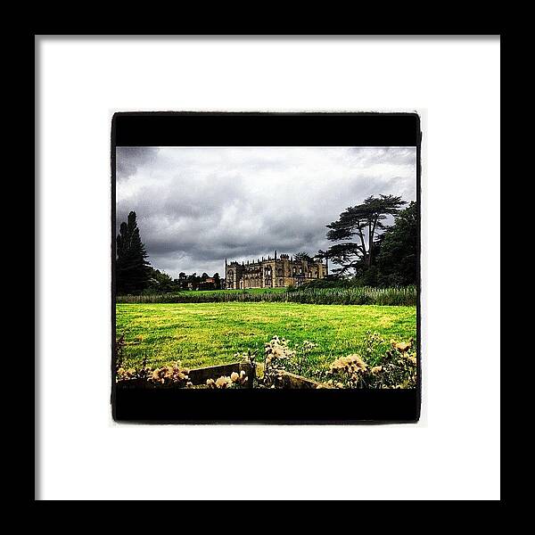 Houseonthehill Framed Print featuring the photograph Arbury Hall #manorhouse #haunted by Antony Stafford