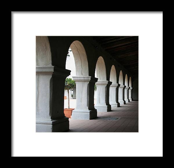 Arches Framed Print featuring the photograph Archways by Karen Harrison Brown