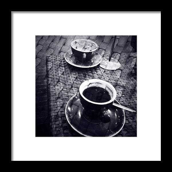 Instahub Framed Print featuring the photograph Are You Half Full Or Half Empty? by Stewart Baird