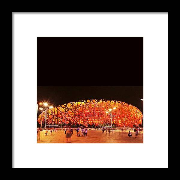 Beautiful Framed Print featuring the photograph #art #architecture #ic_architecture by Tommy Tjahjono