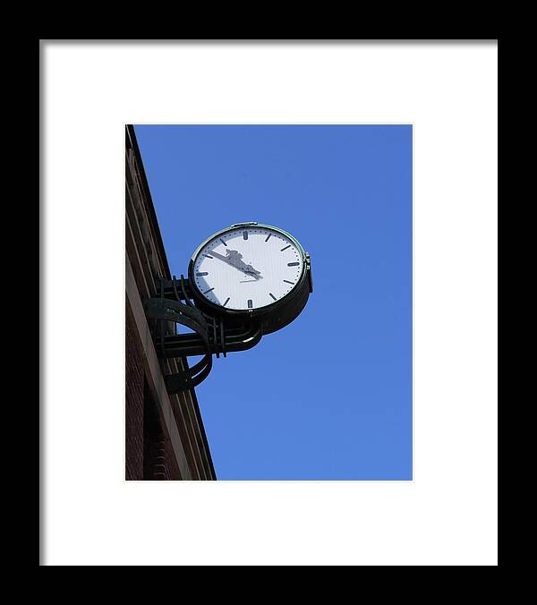 Art Deco Framed Print featuring the photograph Art Deco Clock by David Pickett