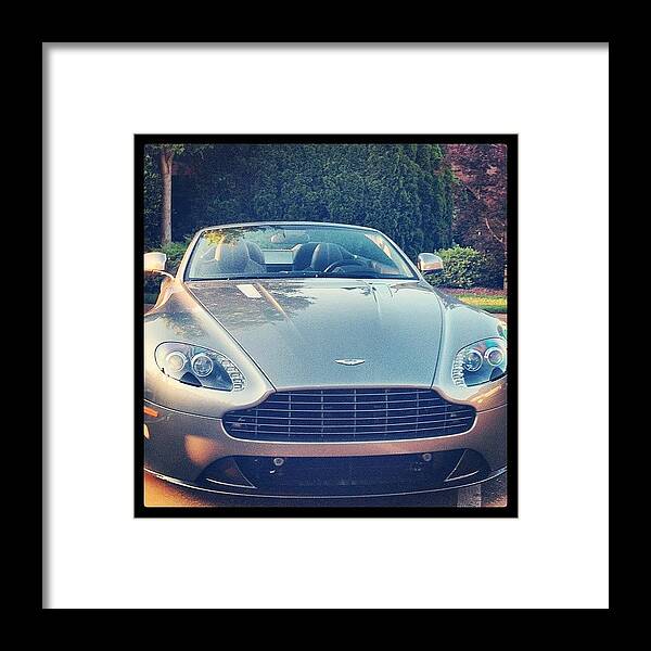 Aston Martin Framed Print featuring the photograph Aston Martin by Rebecca Shinners