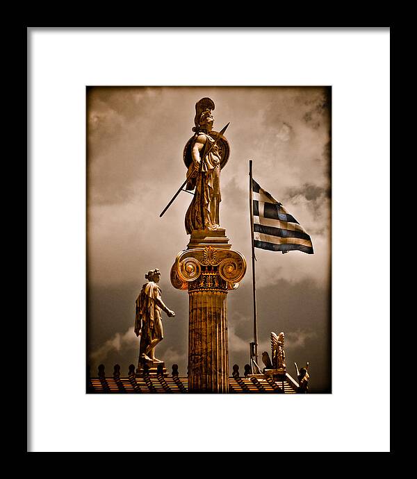 Athena Framed Print featuring the photograph Athens, Greece - Athena Nike #1 by Mark Forte