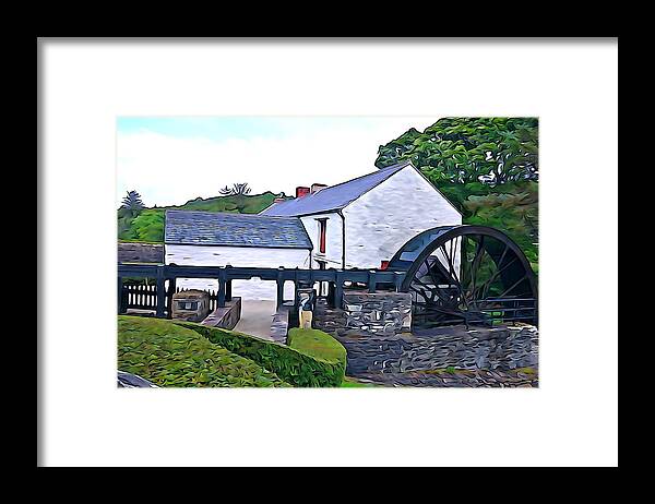 Old Framed Print featuring the photograph Auld Mill by Norma Brock