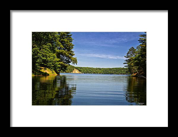 Ausable River Framed Print featuring the photograph AuSable River in June by Peg Runyan