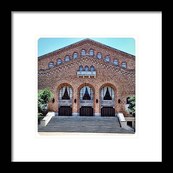 Mobilephotography Framed Print featuring the photograph Austin Architecture by Natasha Marco