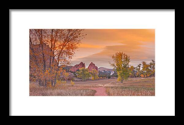 Fall Colors Framed Print featuring the photograph Autumn Solitude by Tim Reaves
