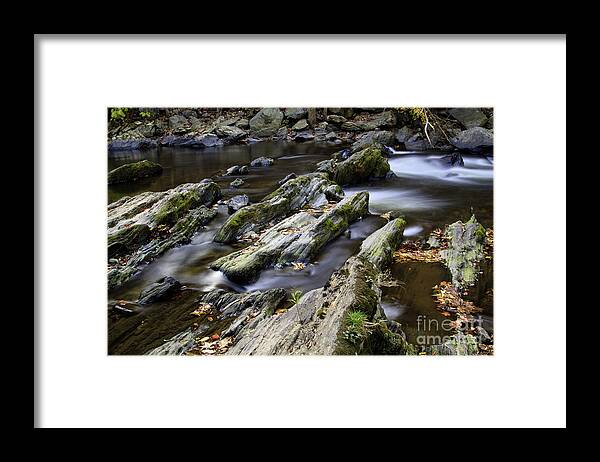 Smoky Mountains Framed Print featuring the photograph Autumn Stream 2 by Dennis Hedberg