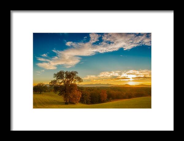 Asheville Framed Print featuring the photograph Autumn Trees by Joye Ardyn Durham